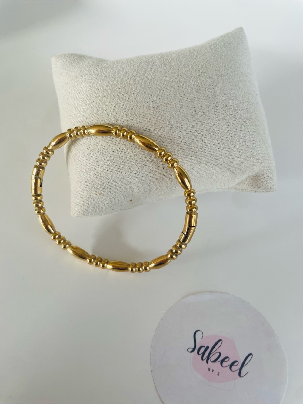 Stainless Steel Bangle | Minimalist Bracelet | Jonc en Acier Inoxydable
